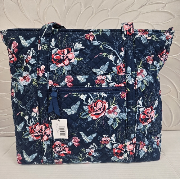 Vera Bradley Vera Tote Bag Rose Toile - Picture 16 of 16